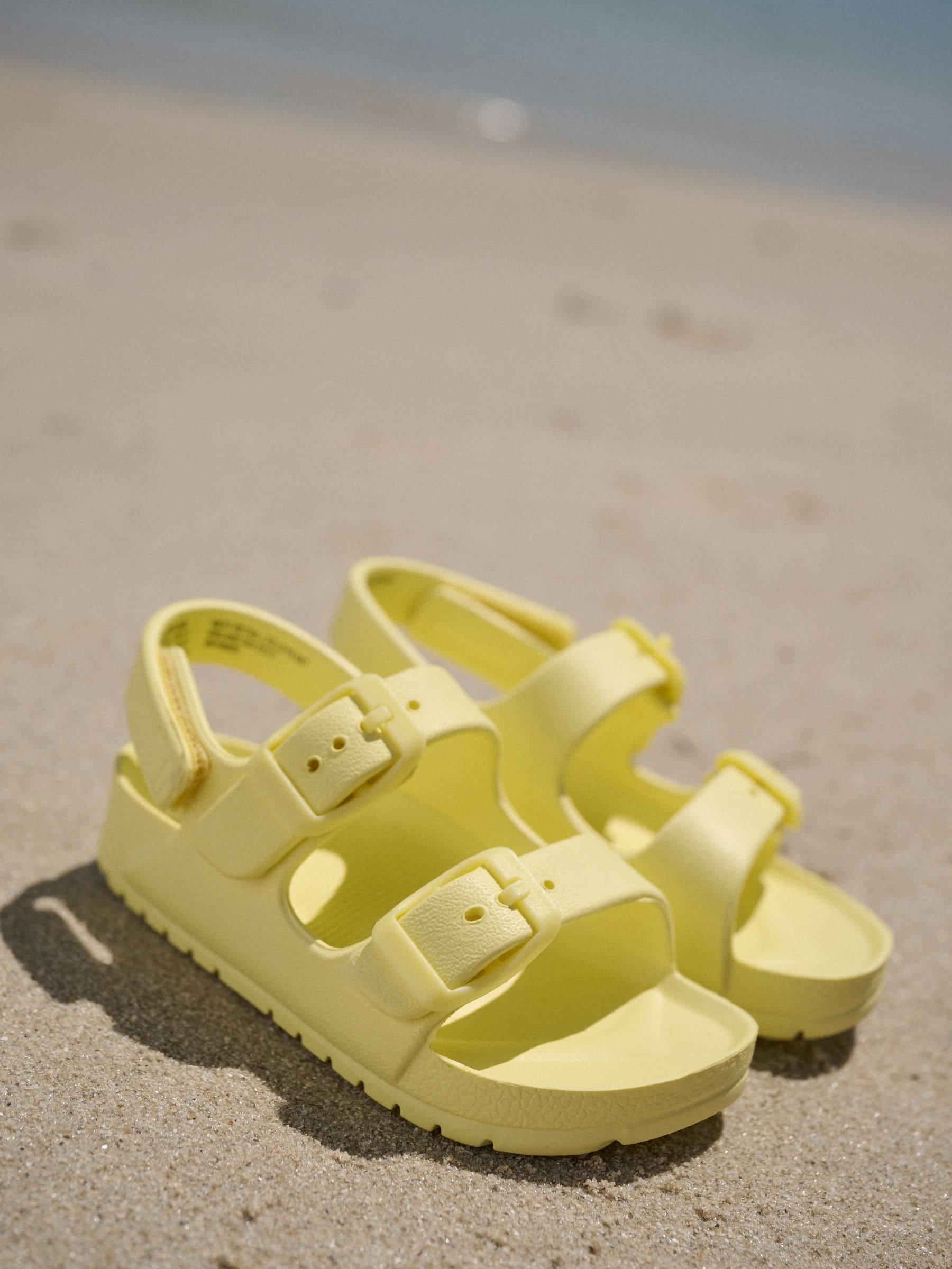 Buy Yellow Double Buckle Ankle Strap EVA Sandals from the Next UK