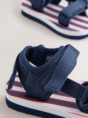 Navy Standard Fit (F) Touch Fastening Trekker Walking Sandals - Image 7 of 7