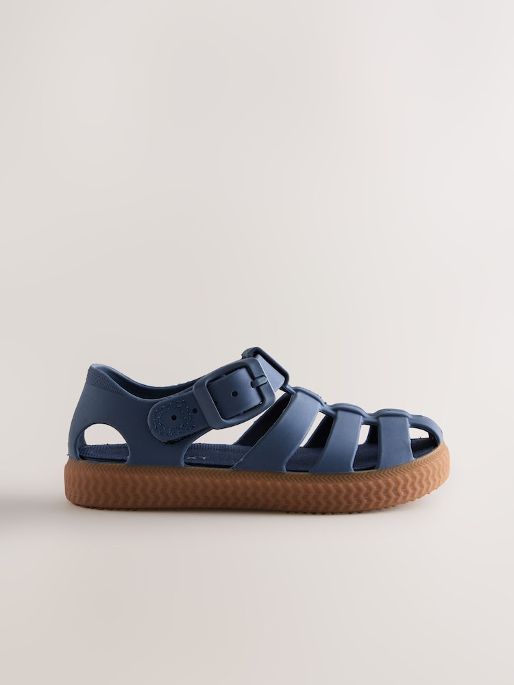 Navy Comfort Sole Fisherman Sandals - Image 2 of 5