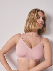 Pink DD+ Non Pad Non Wire Ultimate Comfort Supersoft Modal T-Shirt Bra - Image 2 of 5