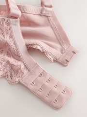 Black/Pink DD+ Non Padded Full Cup Modal & Lace Bras 2 Pack - Image 11 of 11