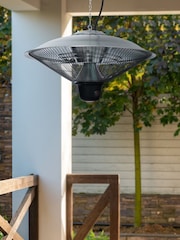 BHS Silver LED Halogen Elem Patio 2000W Heater - Image 2 of 6