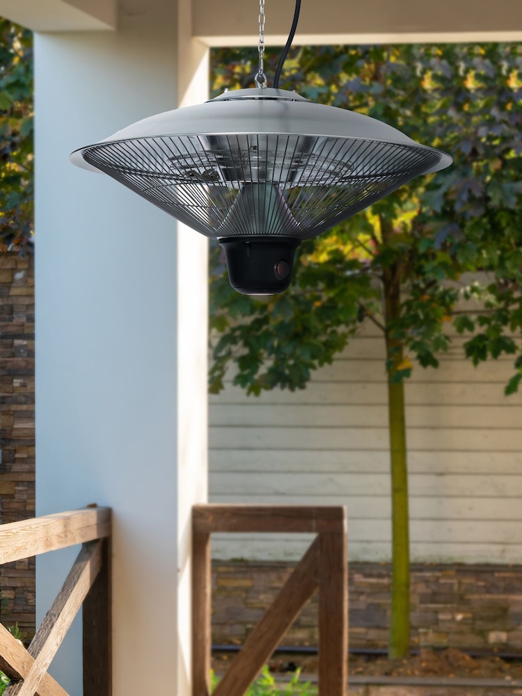 BHS Silver LED Halogen Elem Patio 2000W Heater - Image 2 of 6