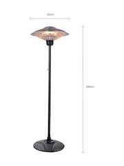 BHS Silver 2000W Max FS Halogen Elem Patio Heater - Image 4 of 6