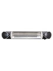 BHS Black Wall Mount Patio 2KW Remote 24-Hour Timer Heater - Image 4 of 6