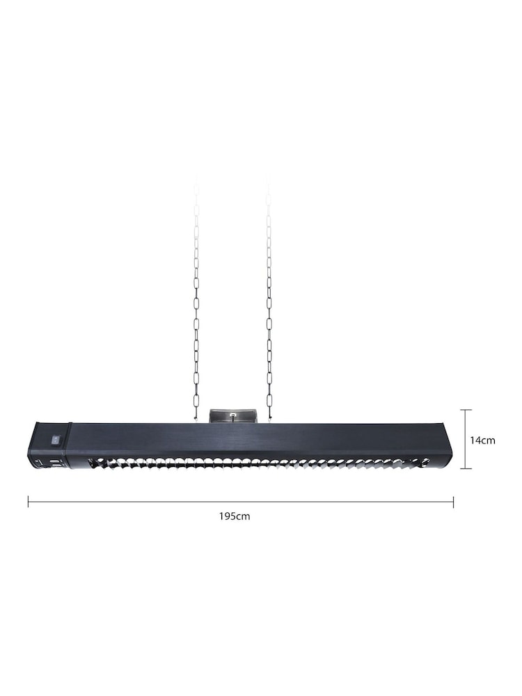 BHS Black Outdoor Dual Mount With PIR Heater - Image 5 of 5 BHS Black Outdoor Dual Mount With PIR Heater - Image 5 of 5