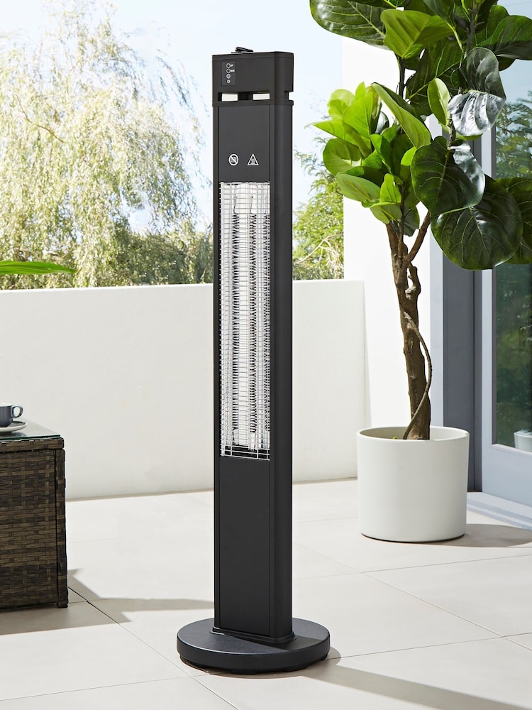 BHS Black Standing Patio 1600W Heater - Image 2 of 7