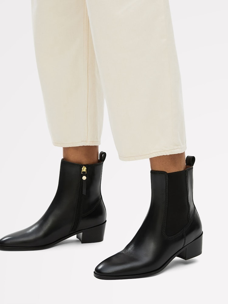 Radley Lingfield Road Clean Casual Chelsea Black Boots - Imagen 1 de 4