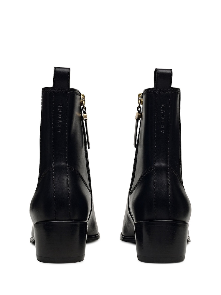 Radley Lingfield Road Clean Casual Chelsea Black Boots - Imagen 4 de 4