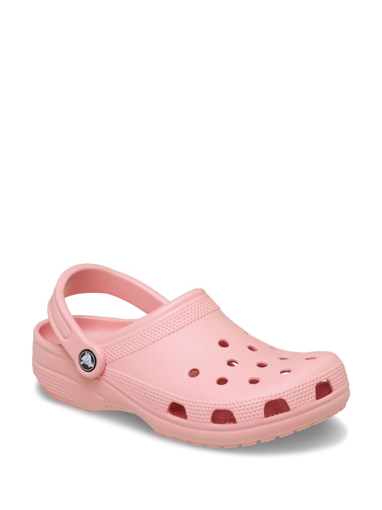 Crocs Pink Adult Classic Clogs - Image 2 of 6 Crocs Pink Adult Classic Clogs - Image 2 of 6