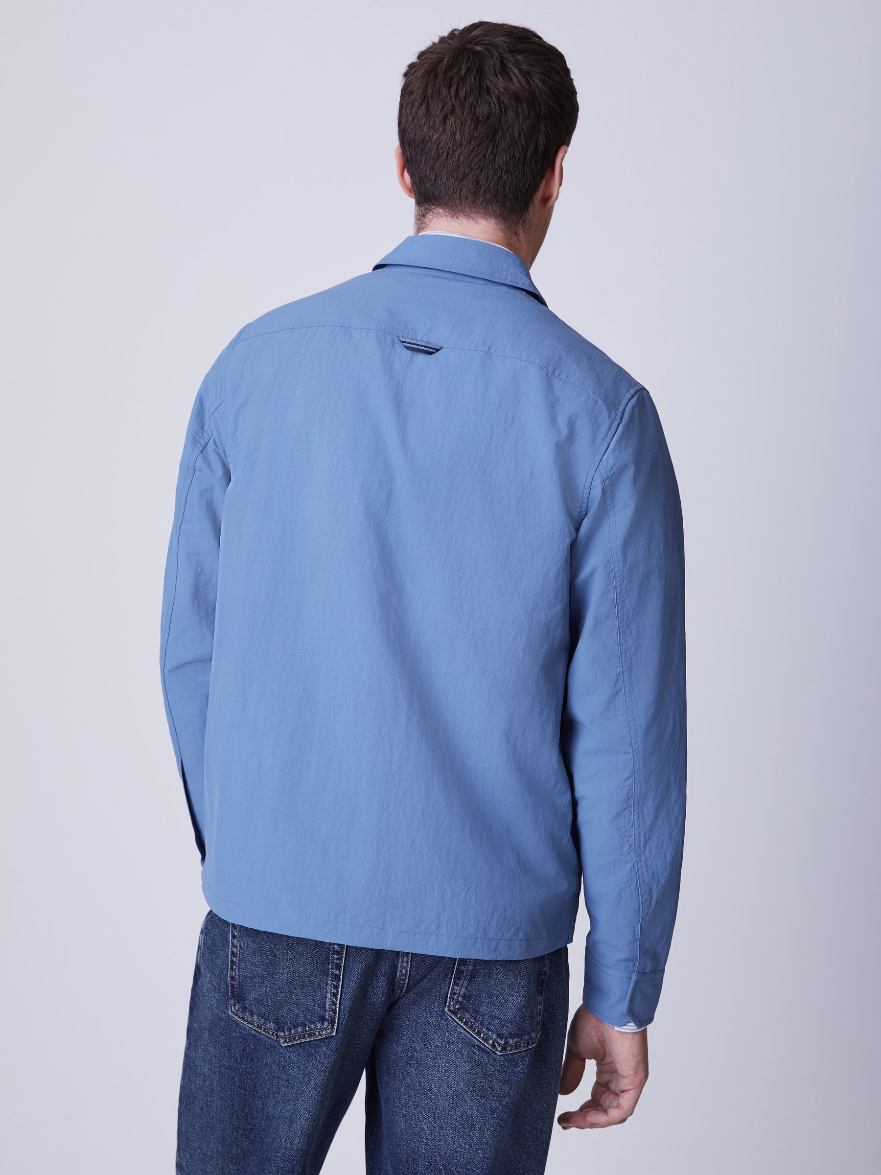 Buy Fred Perry Blue Ripstop Pocket Overshirt from Next Canada