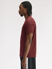 Fred Perry Red Ringer T-Shirt - Image 2 of 5