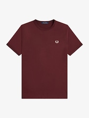 Fred Perry Red Ringer T-Shirt - Image 5 of 5
