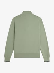 Fred Perry Mint Green Zip Sweatshirt - Image 7 of 7