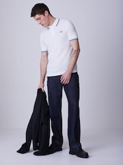 Fred Perry White Tipped Polo Shirt - Image 2 of 5