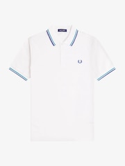 Fred Perry White Tipped Polo Shirt - Image 5 of 5