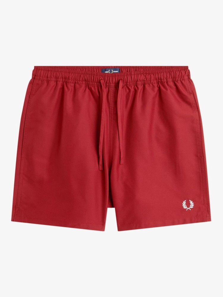 Rød - Fred Perry badeshorts - Bilde 4 av 4