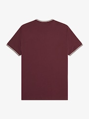 Rød - Fred Perry Twin Tipped Logo T-skjorte - Bilde 6 av 6