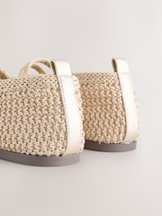 Natural Forever Comfort® Crochet Weave Mary Jane Shoes - Image 6 of 6