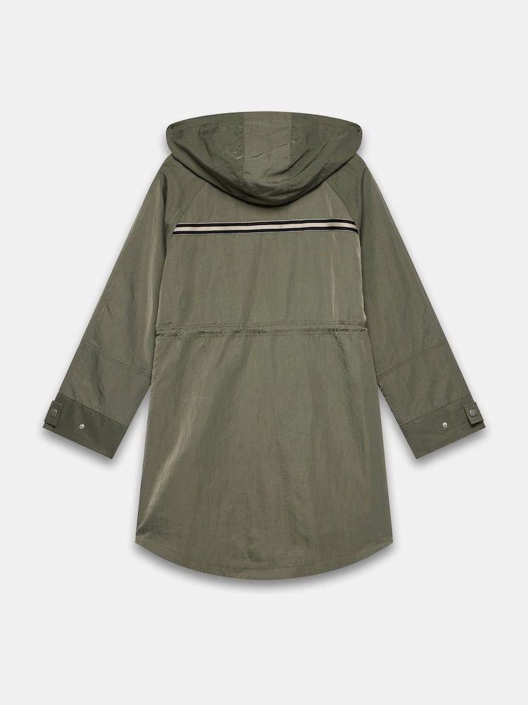 Mint Velvet Green Utility Parka Coat - Image 8 of 8