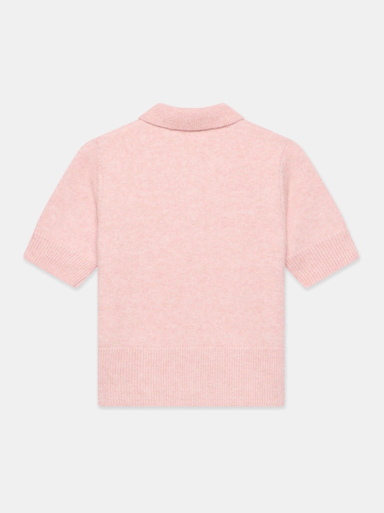 Mint Velvet Pink Short Sleeve Knit Top - Image 8 of 8
