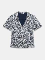 Mint Velvet Blue Heart Print Top - Image 7 of 8