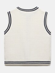 Mint Velvet Contrast Trim Knit Waistcoat - Slika 7 iz 8