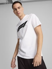 Puma White Formula 1® Essentials Logo T-Shirt - Image 1 of 5