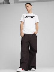 Puma White Formula 1® Essentials Logo T-Shirt - Image 3 of 5