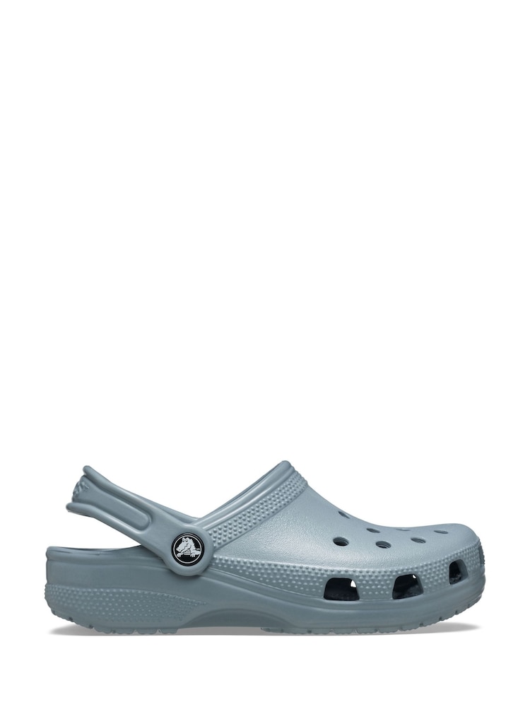 Crocs Concrete Grey Classic Clogs - Image 1 of 7
