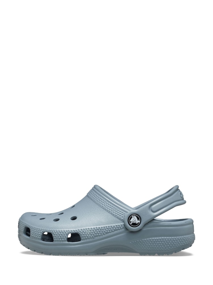 Crocs Concrete Grey Classic Clogs - Image 2 of 7