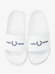 Fred Perry White Logo Sliders - Image 5 of 5