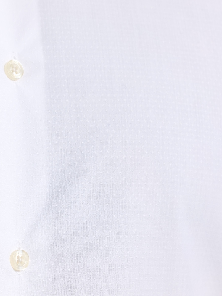 Raging Bull Long Sleeve Premium Dobby Cotton White Shirt - Imagen 5 de 5