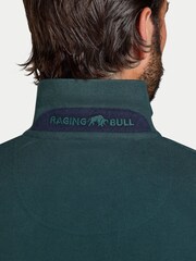 Raging Bull Green Long Sleeve Classic Pique Polo Shirt - Image 4 of 5