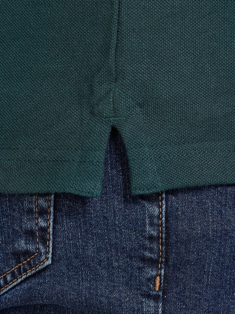 Raging Bull Green Long Sleeve Classic Pique Polo Shirt - Image 5 of 5