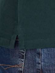 Tricou polo Raging Bull verde cu Mânecă lungă, model piqué clasic - Imaginea 6 din 6