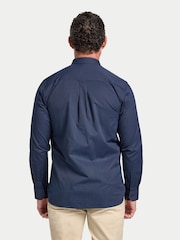 Raging Bull Blue Long Sleeve Dash Dobby Cotton Shirt - 画像 2 / 5