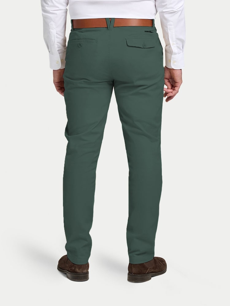 Raging Bull Green Classic Chino Trousers - Image 2 of 5 Raging Bull Green Classic Chino Trousers - Image 2 of 5