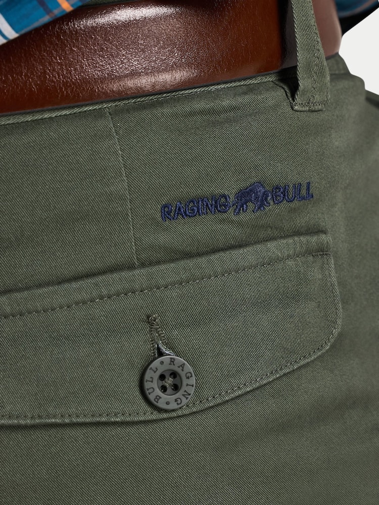 Raging Bull Tapered Chino Brown Trousers - Image 4 of 4 Raging Bull Tapered Chino Brown Trousers - Image 4 of 4