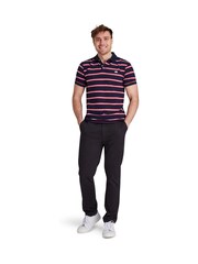Raging Bull Red Triple Stripe Pique Polo Shirt - Image 1 of 5