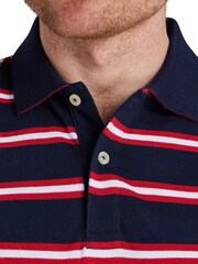 Raging Bull Red Triple Stripe Pique Polo Shirt - Image 2 of 5