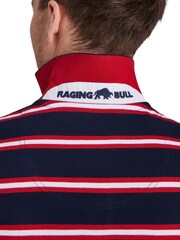 Raging Bull Red Triple Stripe Pique Polo Shirt - Image 3 of 5