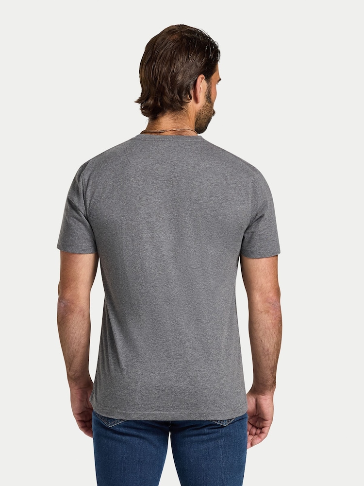 Raging Bull Grey What Goes On Tour Print T-Shirt - Image 2 of 4 Raging Bull Grey What Goes On Tour Print T-Shirt - Image 2 of 4