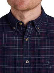 Raging Bull Red Long Sleeve Check Corduroy Shirt - Image 3 of 7