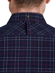 Raging Bull Red Long Sleeve Check Corduroy Shirt - Image 6 of 7