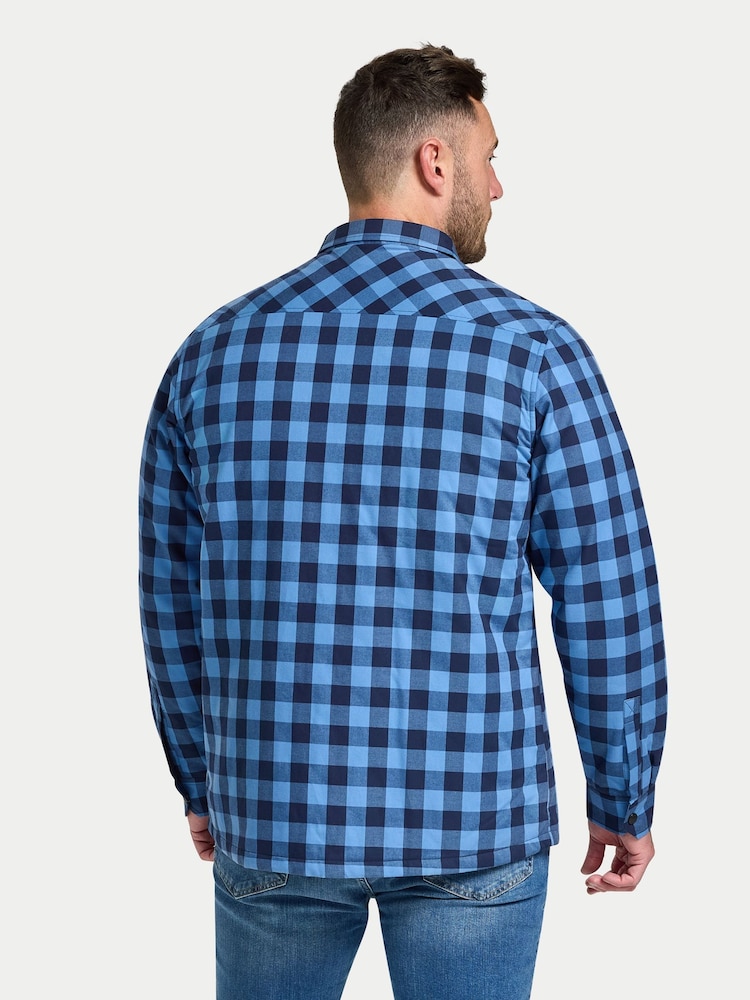 Raging Bull Blue Long Sleeve Quilted Shacket - Image 2 of 5