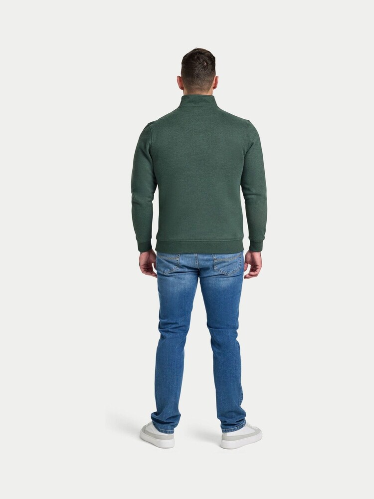 Raging Bull Green Classic Jersey Quarter Zip Sweatshirt - Image 2 of 5
