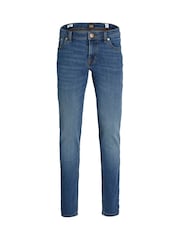 JACK & JONES JUNIOR Blue Glenn Slim Fit Jeans - Image 1 of 2