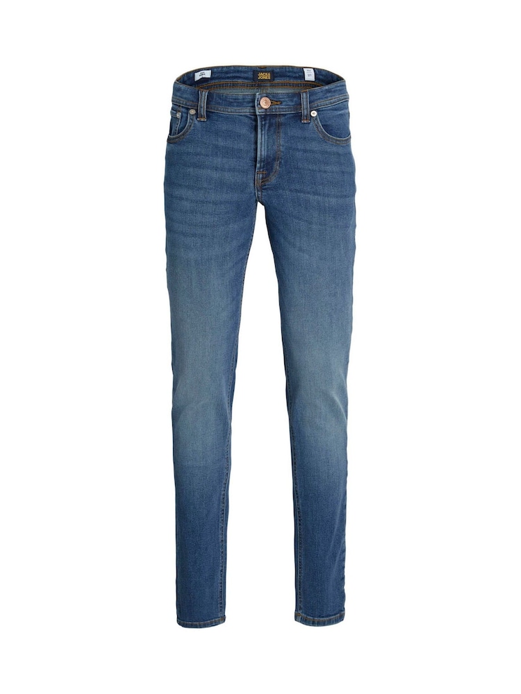 JACK & JONES JUNIOR Blue Glenn Slim Fit Jeans - Image 1 of 2