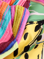 Pink/Stripe Fruit T-Shirt and Textured Shorts Set (3-16yrs) - Image 4 of 5